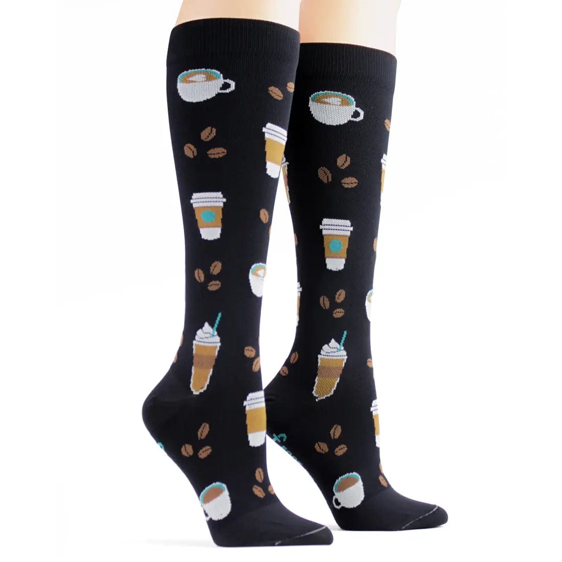Coffee Women&#39;s Compression Socks Multi