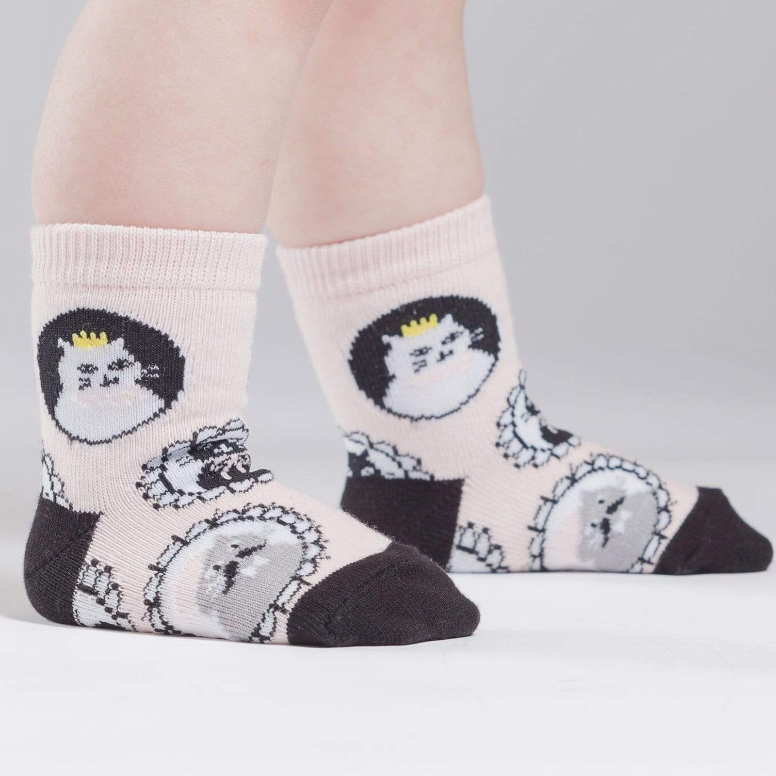 Cameow Toddler Crew Sock Pink