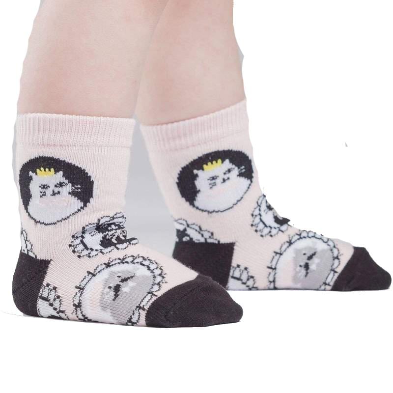 Cameow Toddler Crew Sock Pink