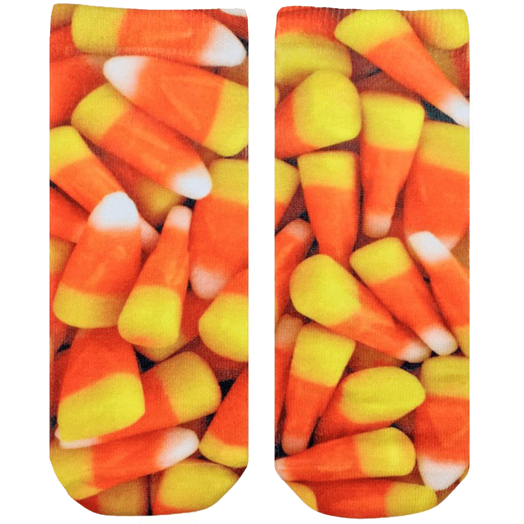 Candy Corn Unisex Ankle Socks Orange