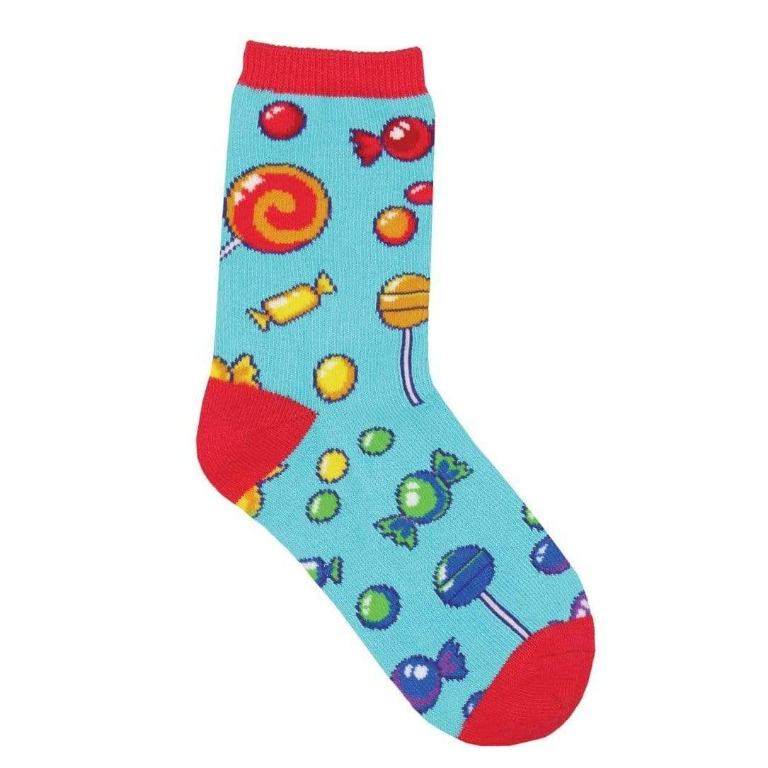 Candy Shop Children's Crew Sock Blue / Children's 7-10 years old