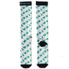 Cerebral Palsy Awareness Pattern Knee High Sock White