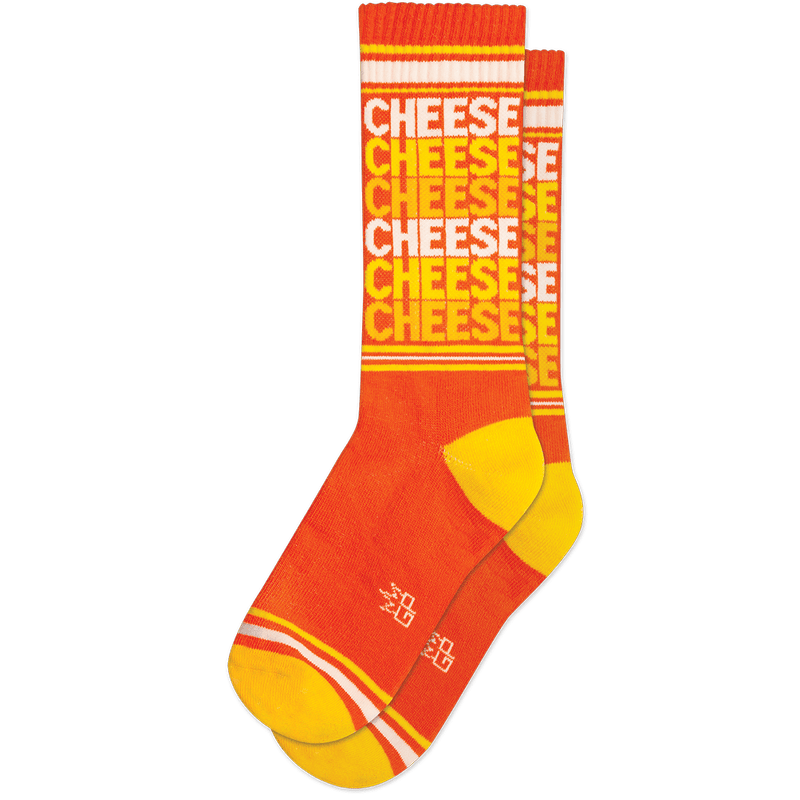 Cheese Unisex Crew Sock John's Crazy Socks
