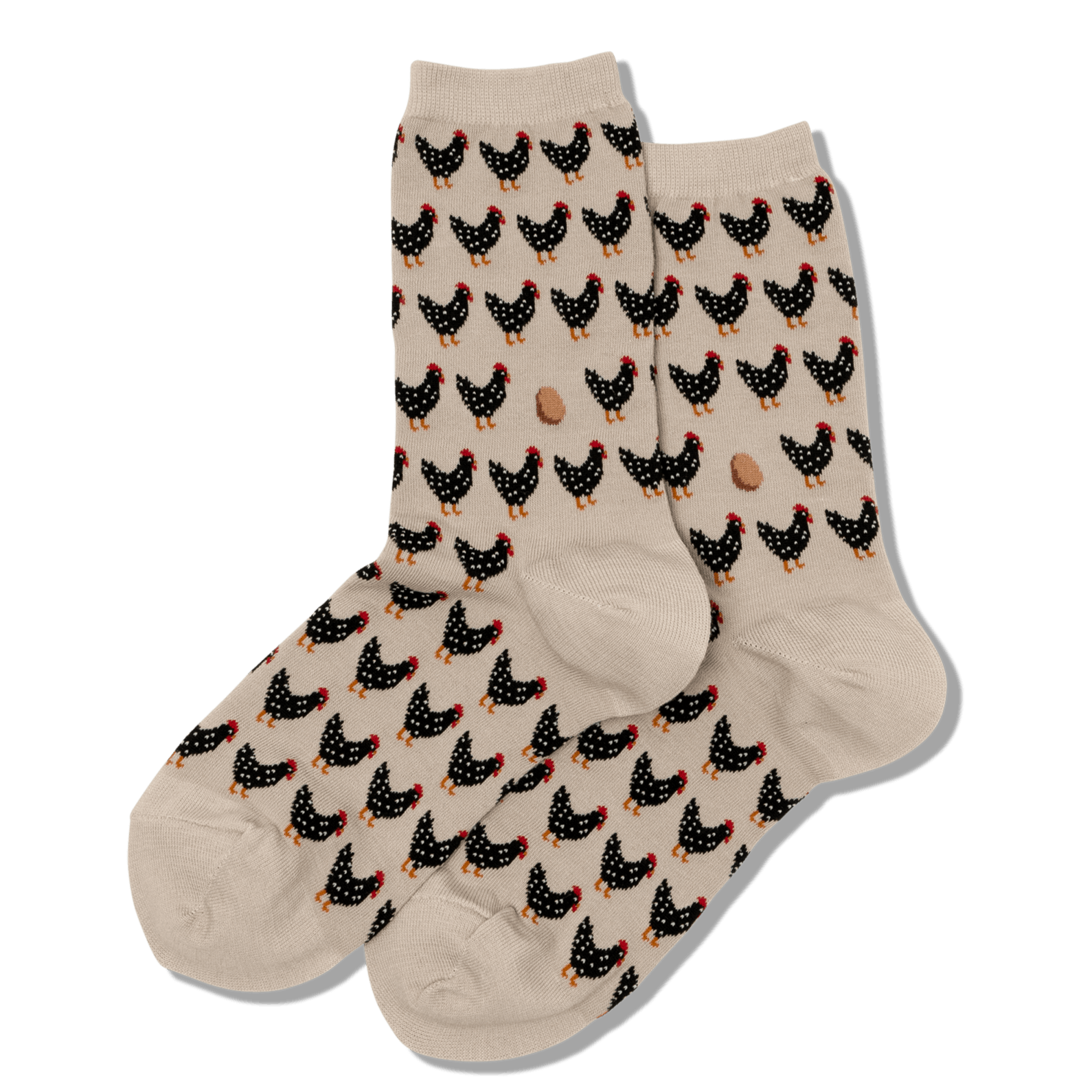 Chicken and The Egg Women's Crew Sock Tan