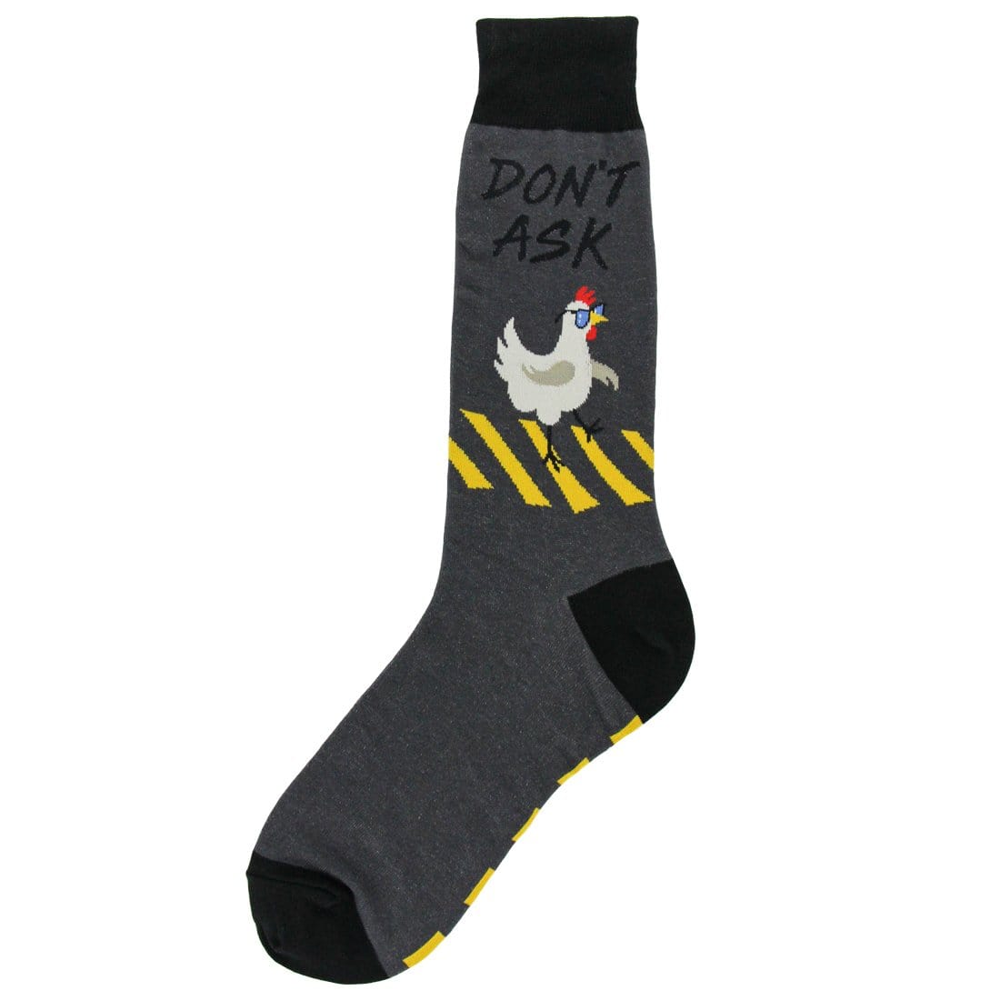 Cross The Road Men's Crew Socks Grey
