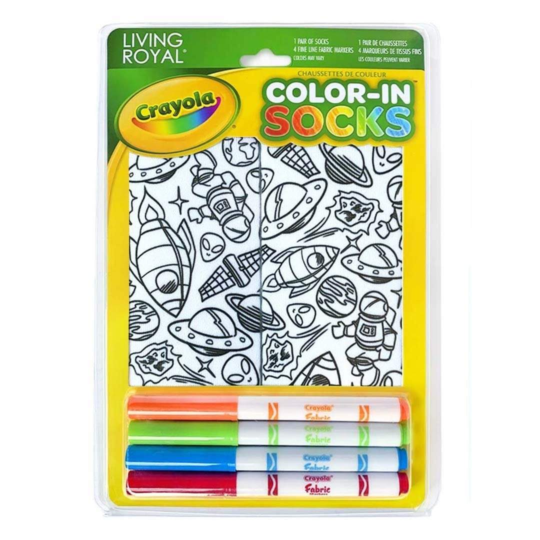 Out Of Orbit Color In Sock White