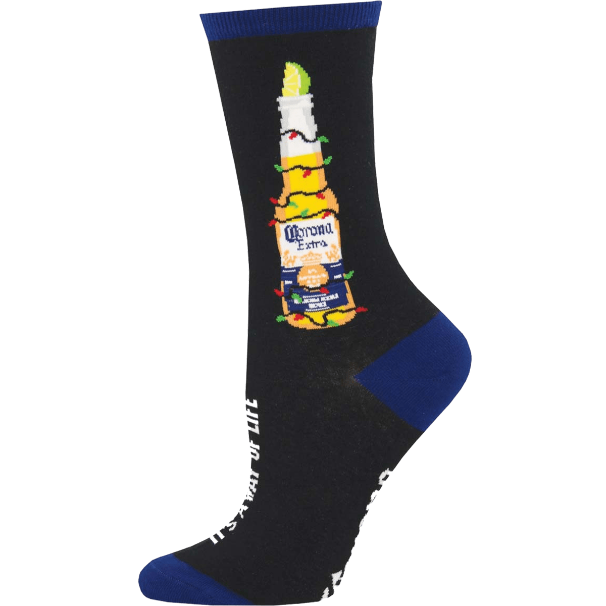 Coronavidad Women's Crew Sock Black