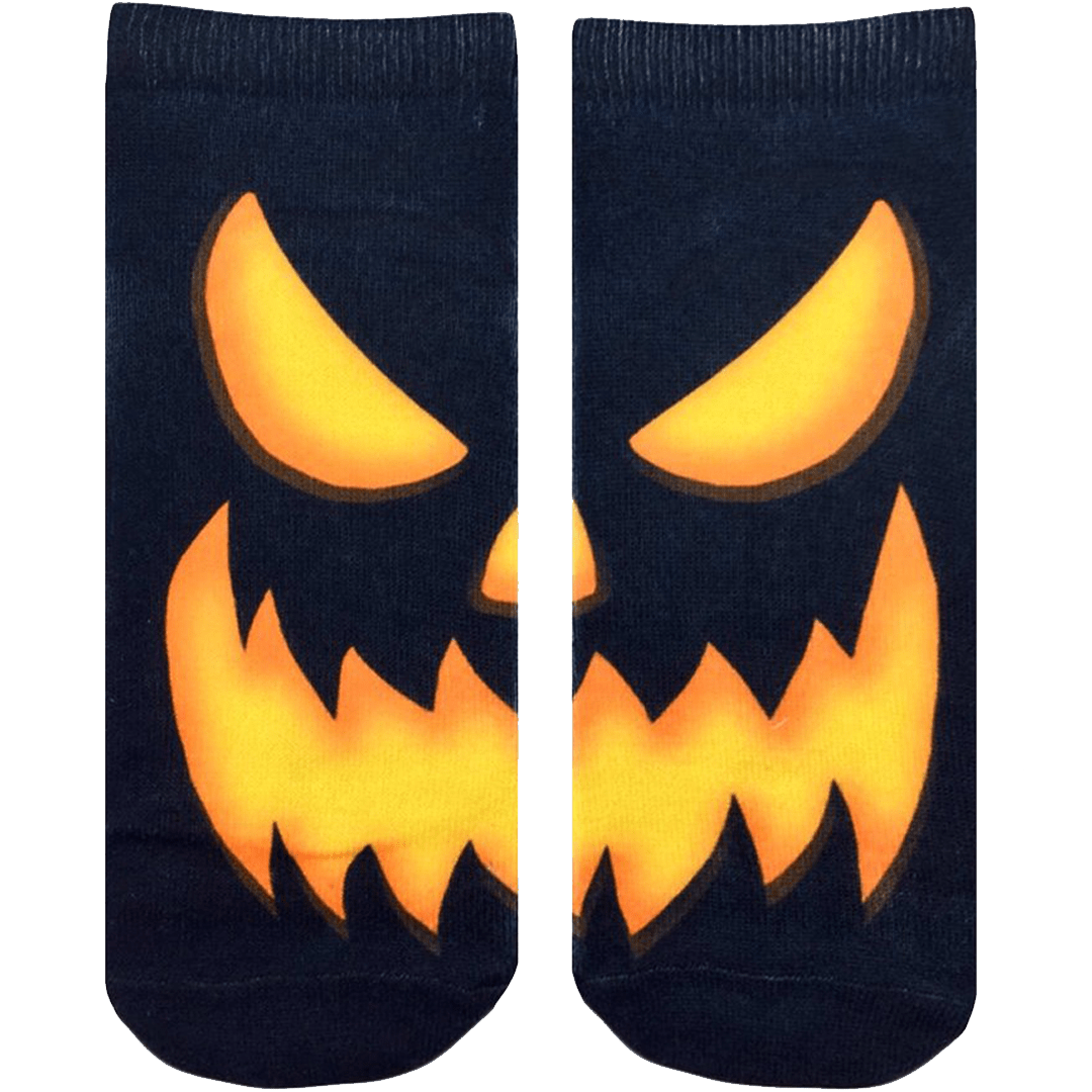 Creepy Jack O' Lantern Unisex Ankle Socks