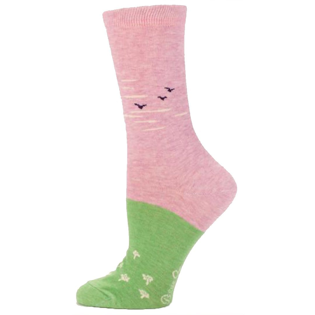 Cute, But Psycho Socks Women&#39;s Crew Sock pink