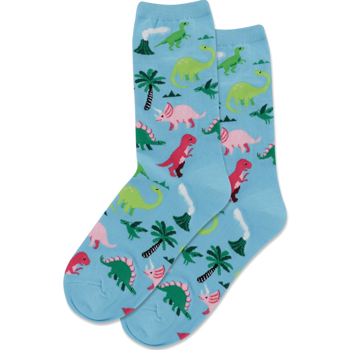 Dinosaurs Women&#39;s Crew Socks Blue