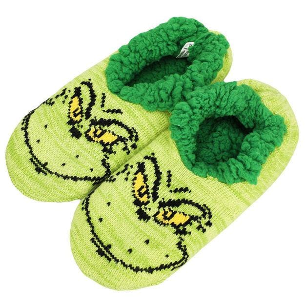 Dr. Seuss The Grinch Slippers Green