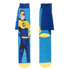 Down Syndrome Caped Superhero Boy Crew Sock