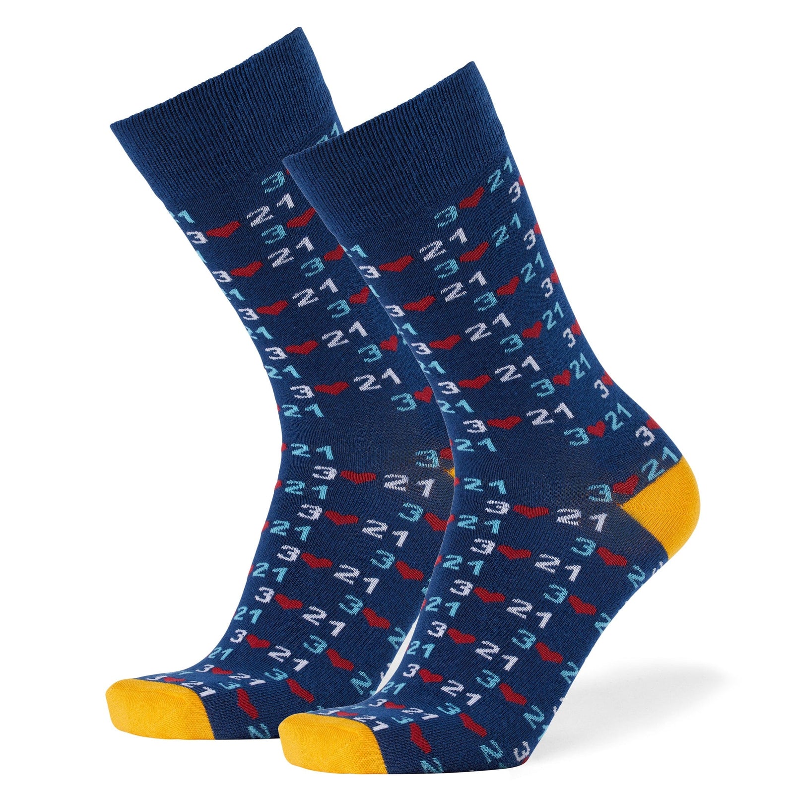 Down Syndrome Awareness Knit Crew Sock Blue
