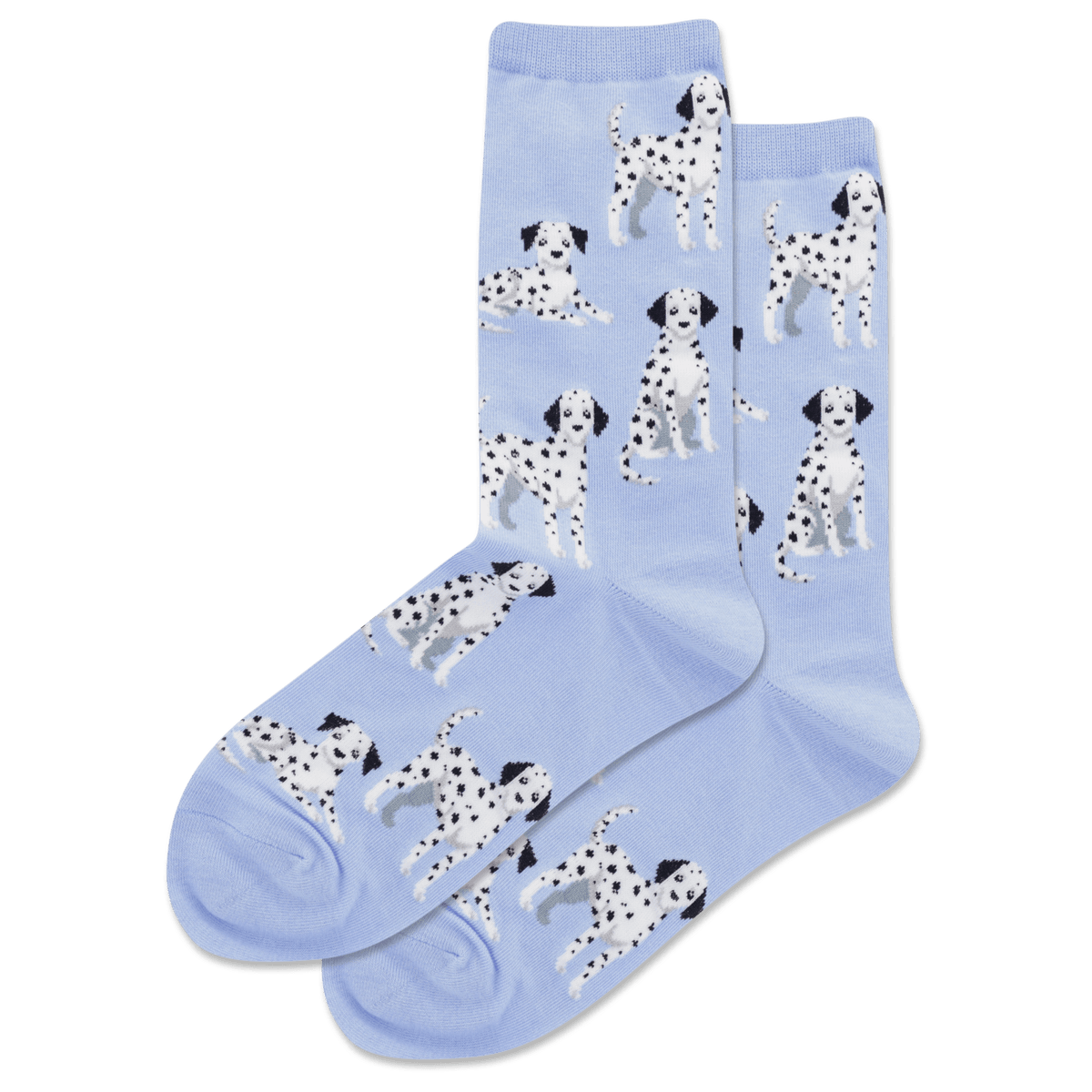 Dalmatian Women&#39;s Crew Socks Periwinkle