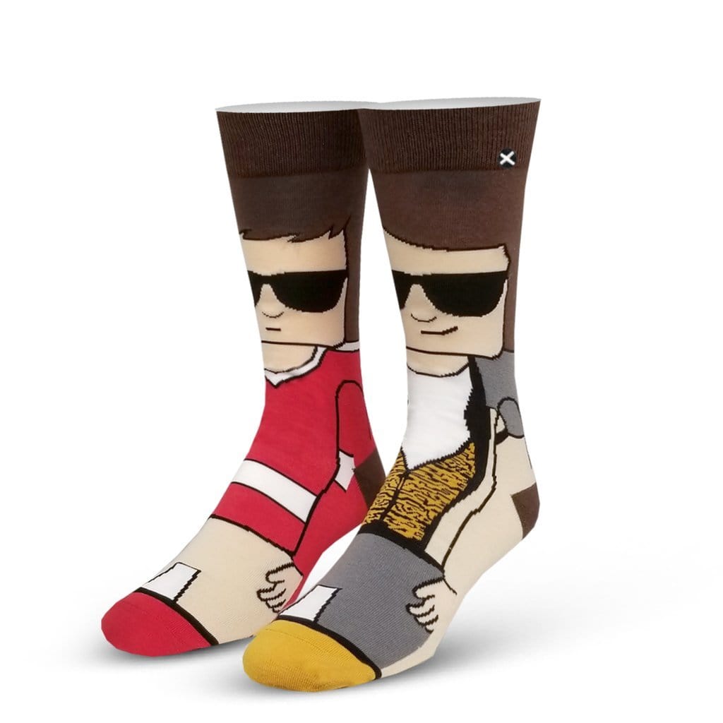 Day Off Socks Unisex Crew Sock Brown