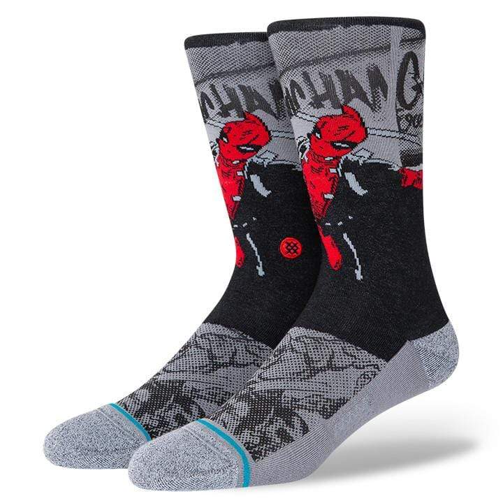 Deadpool Men's Crew Sock Black