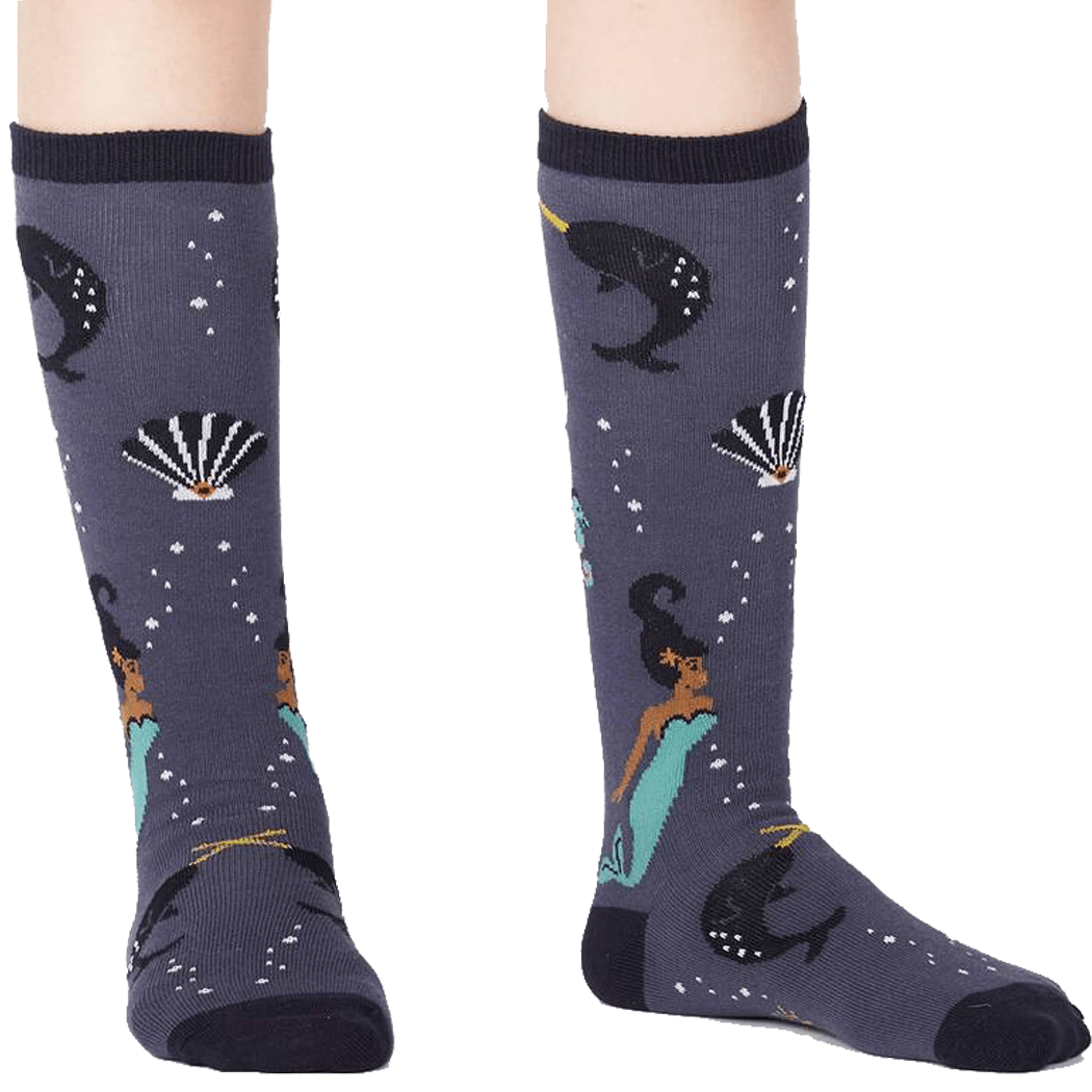 Deep Sea Queen Junior Knee High Socks Multi