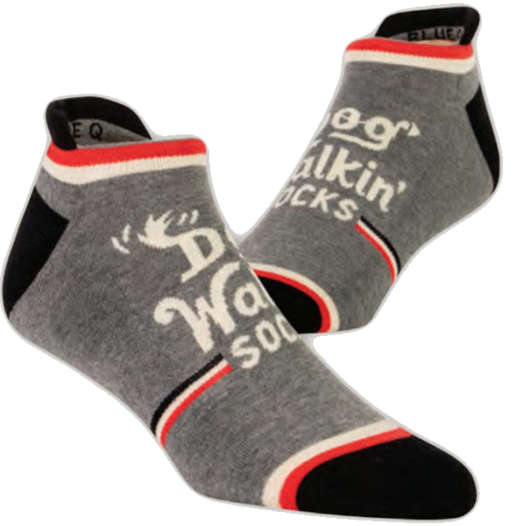 Dog Walkin&#39; Large Ankle Socks Grey