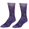 Down Syndrome Awareness Socks Unisex Crew Sock Purple