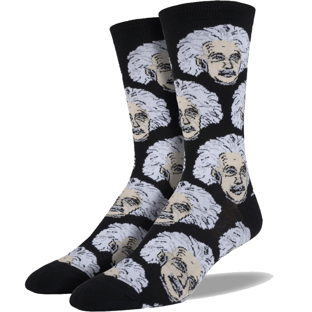 Einstein Socks Men’s Crew Sock black