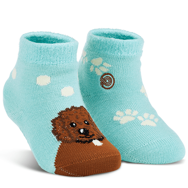 Emma Rae's Puppy Dog Fuzzy Socks - John's Crazy Socks