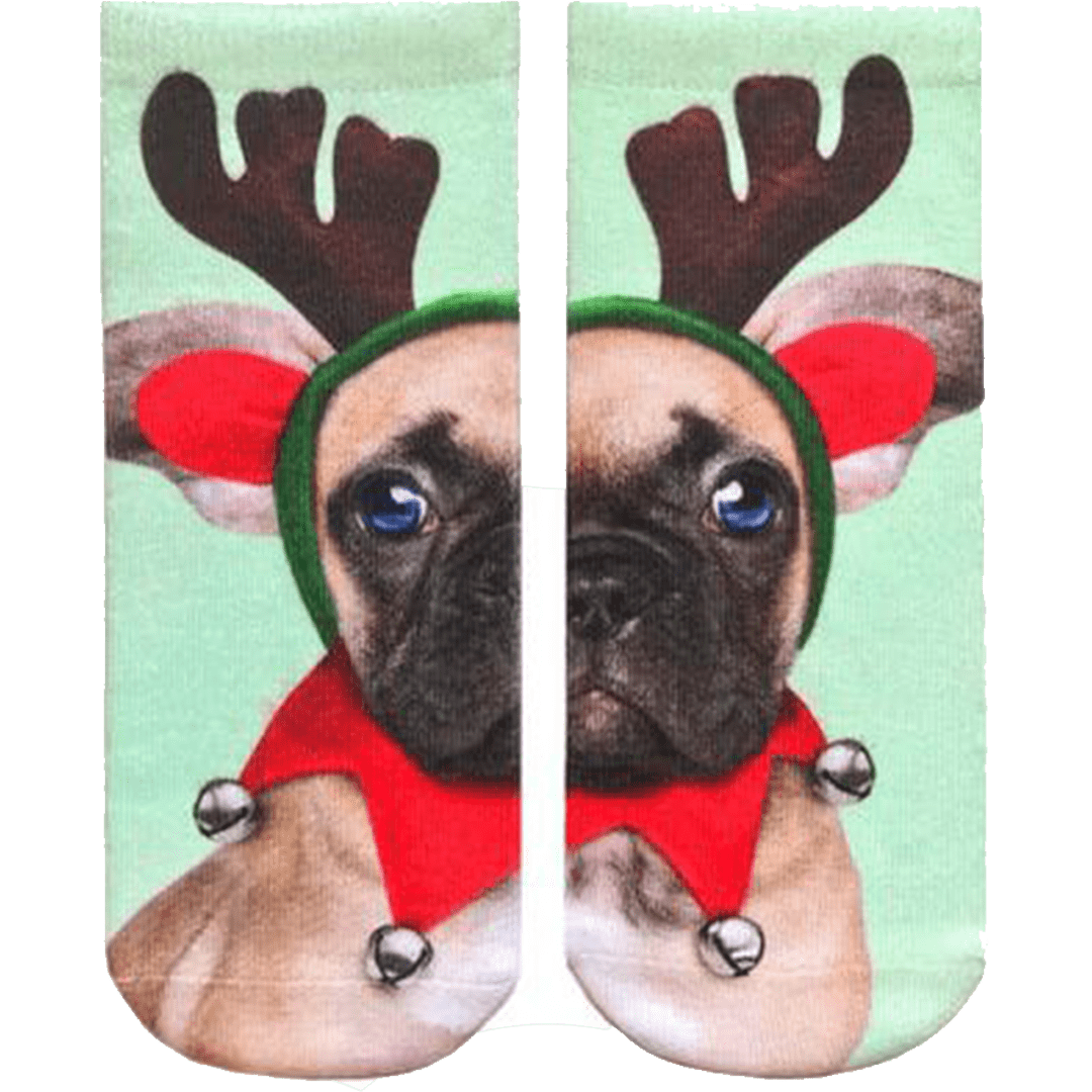 Elf Puppy Ankle Socks Mint