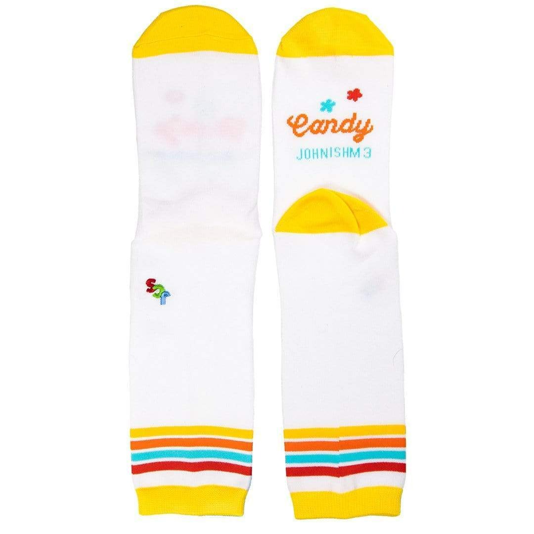 Johnism Eye Candy Socks Crew Sock Men&#39;s / Yellow