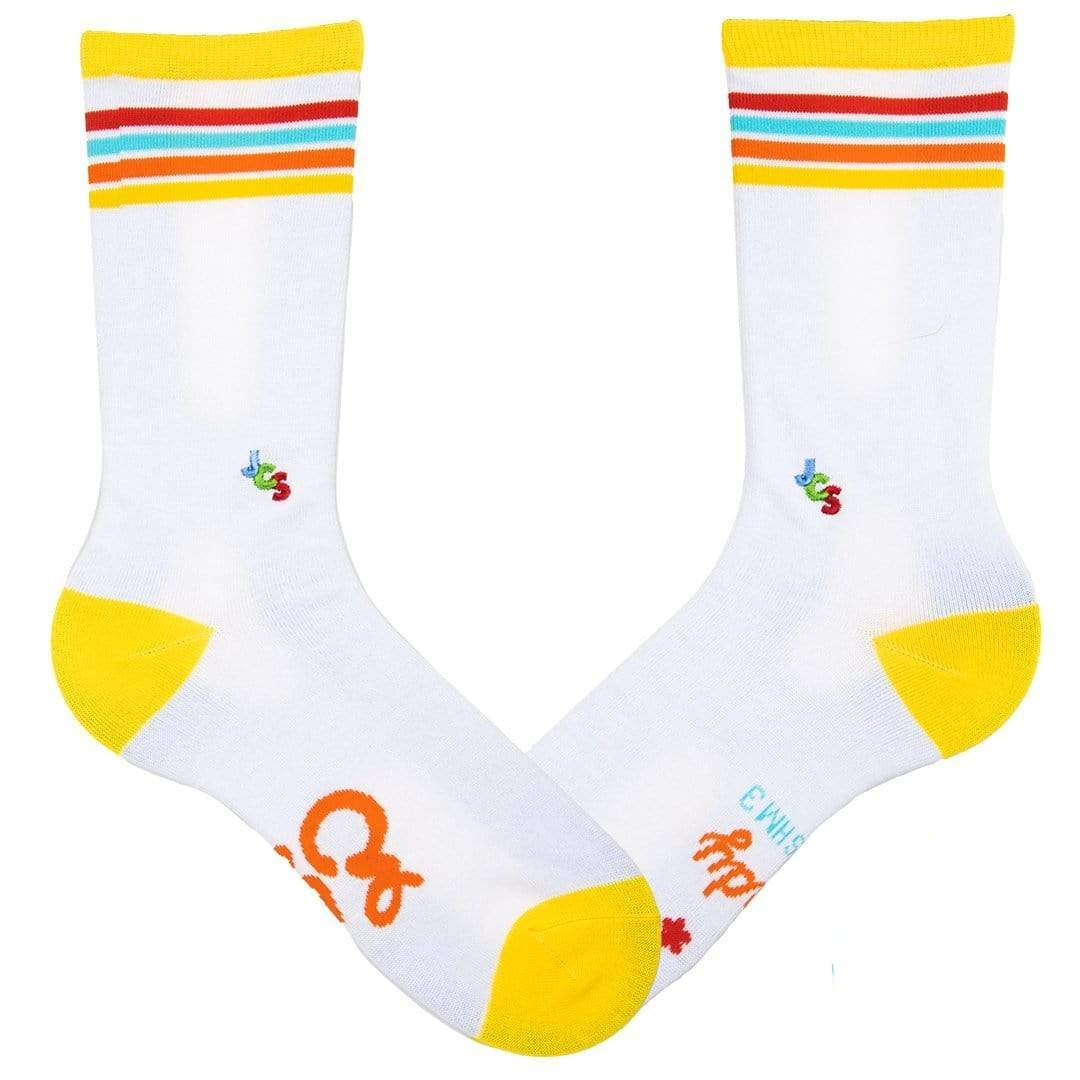 Johnism Eye Candy Socks Crew Sock Women&#39;s / Yellow