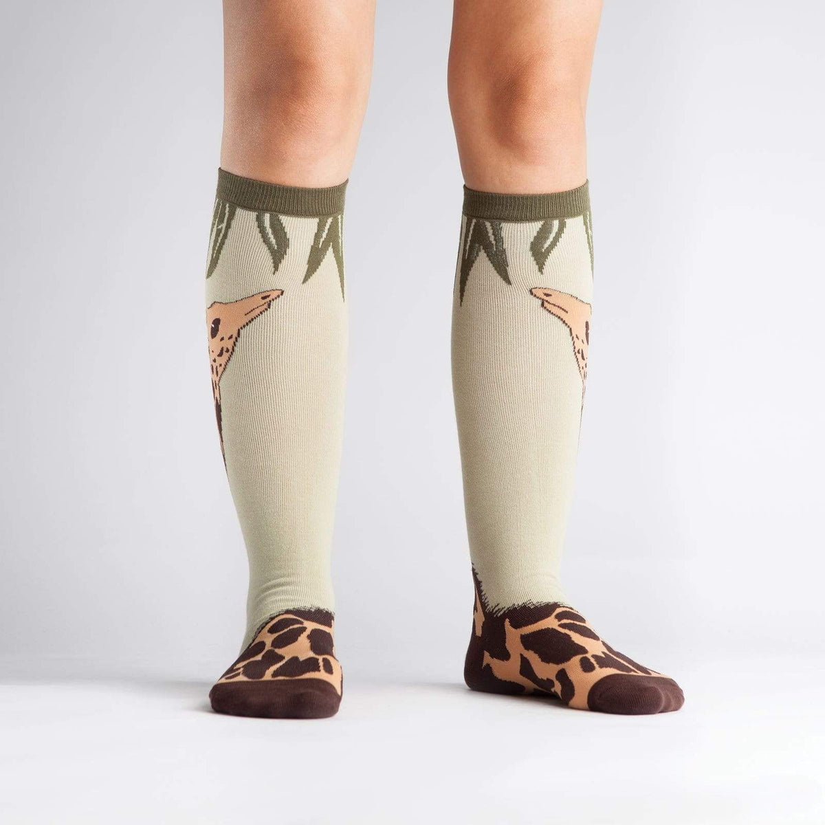 Giraffe Socks Women&#39;s Knee High Sock Green
