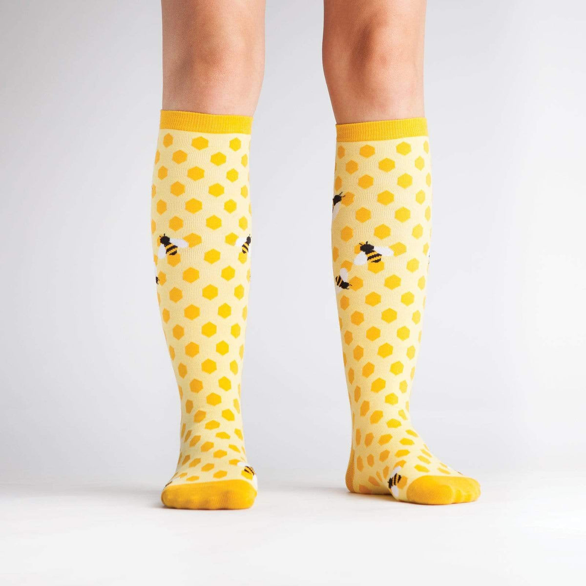 Bee&#39;s Knees Socks Women&#39;s Knee High Sock yellow