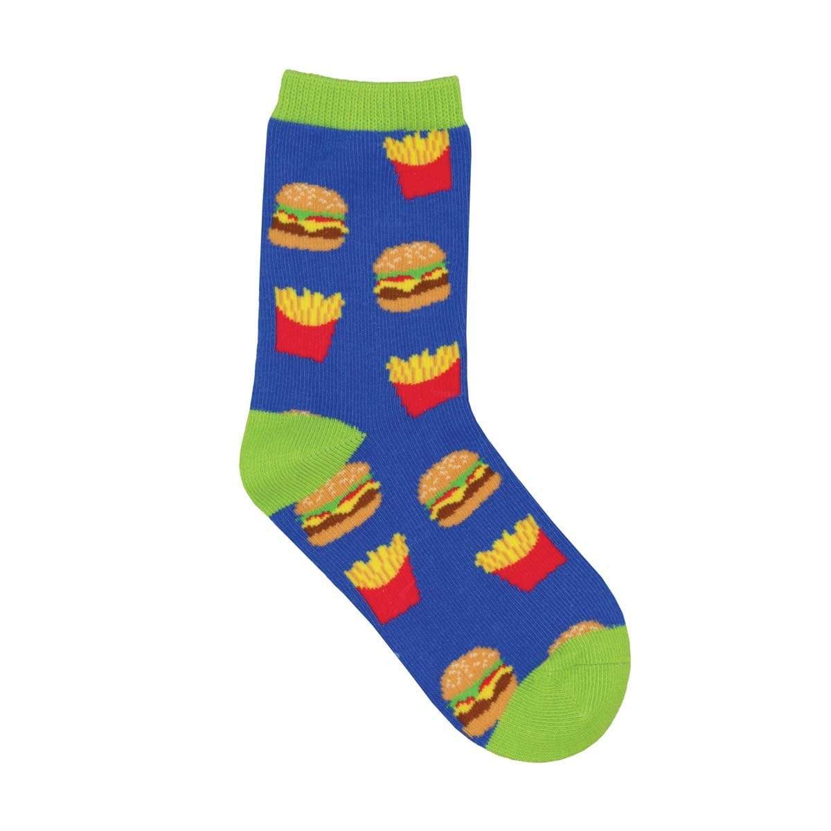 Fast Food Crew Sock Blue