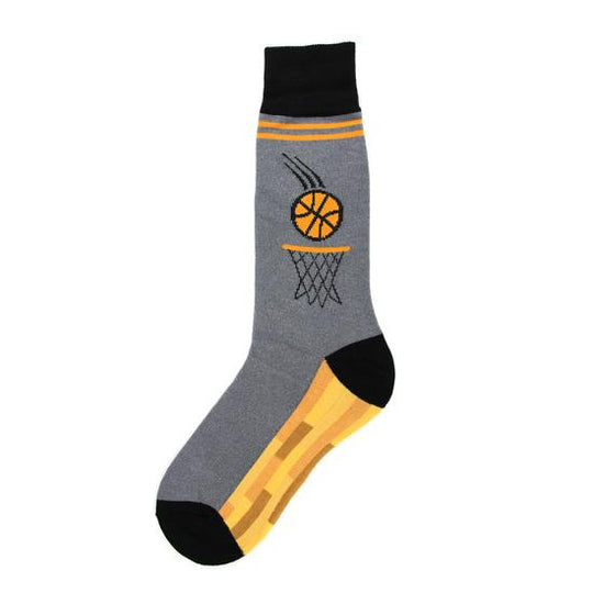 Basketball Socks Men’s Crew Sock gray