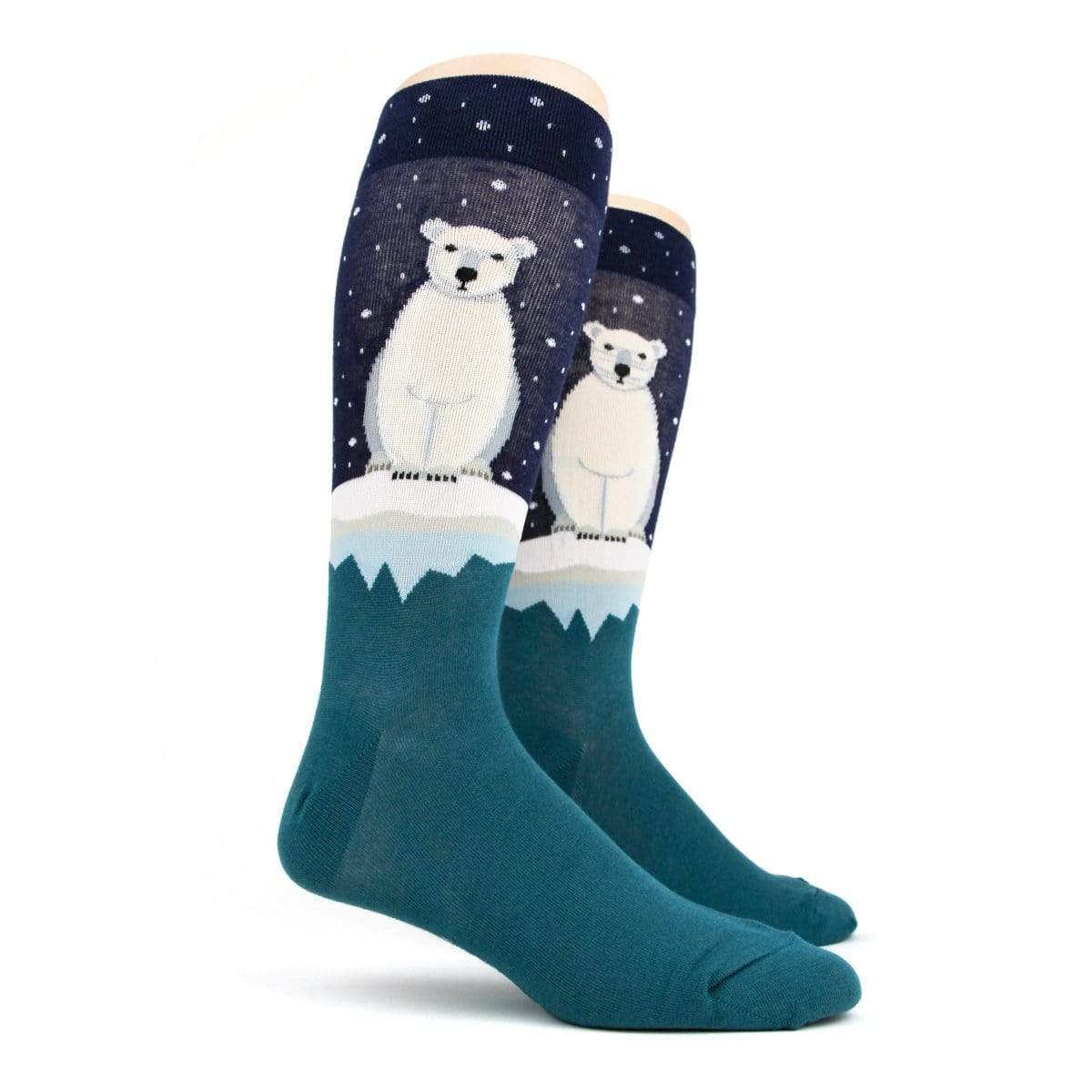 Polar Bear Sock Men’s Crew Socks blue