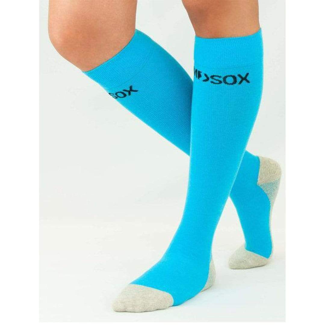 Graduated Compression Socks - Blue Unisex Knee High Sock