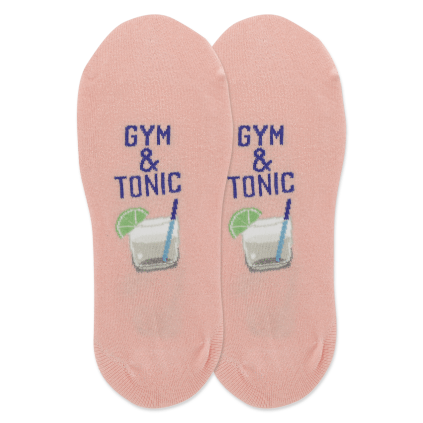 Gym and Tonic Women's Liner Sock Blush