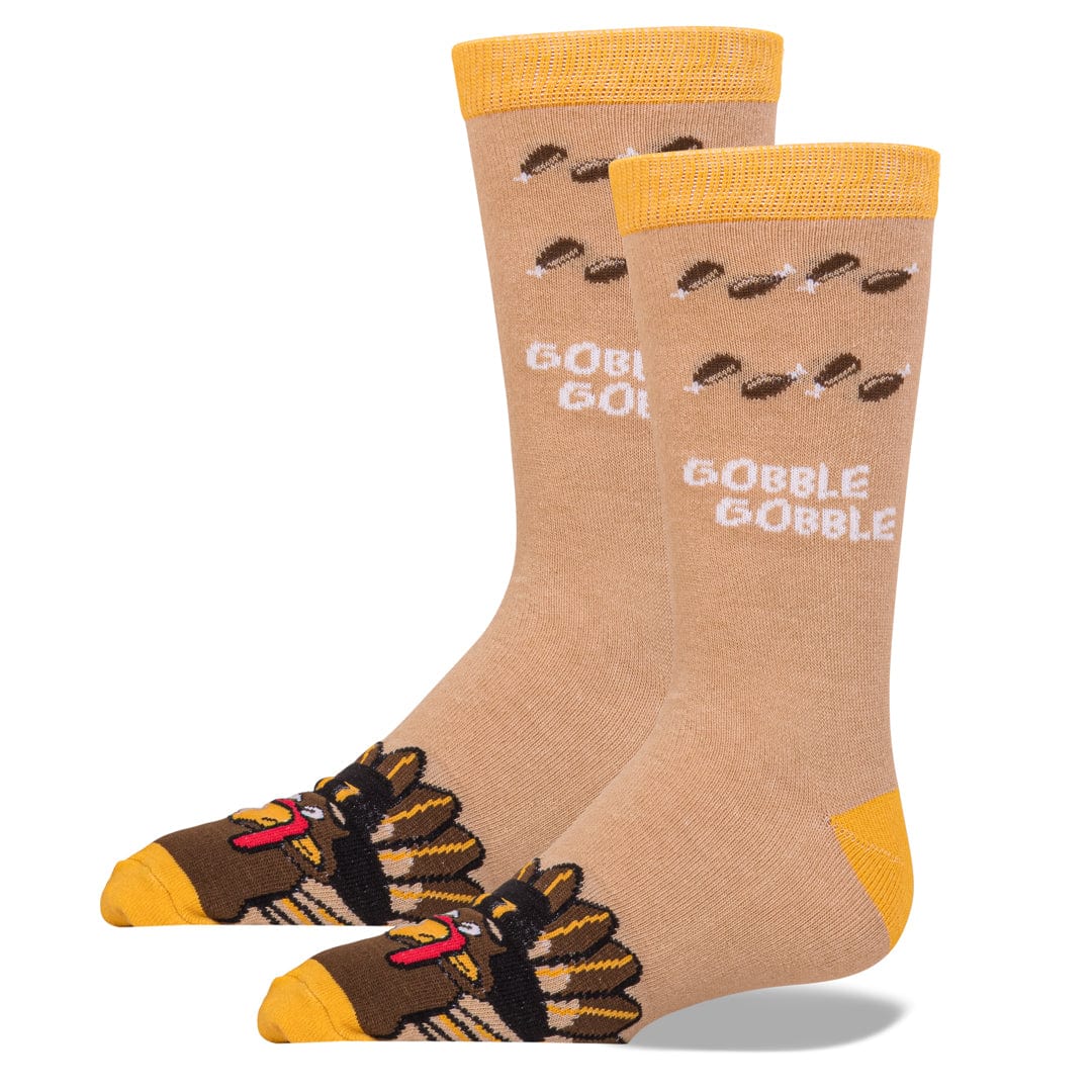 Gobble Gobble Crew Socks Children&#39;s / Brown