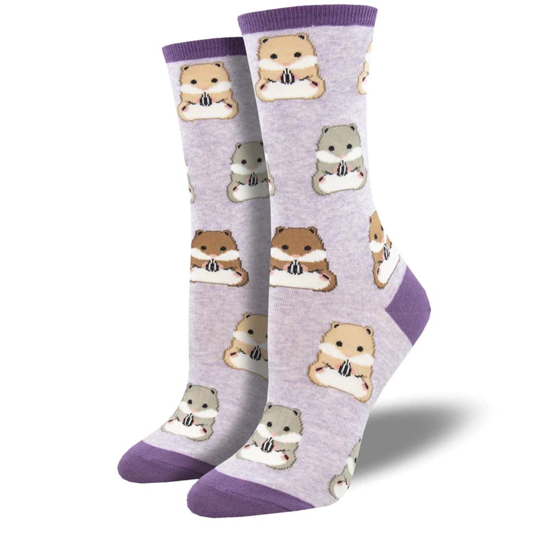 Going Ham Women's Crew Socks Purple