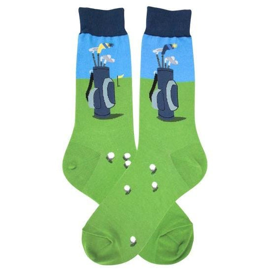 Golfbag Women's Crew Socks Green