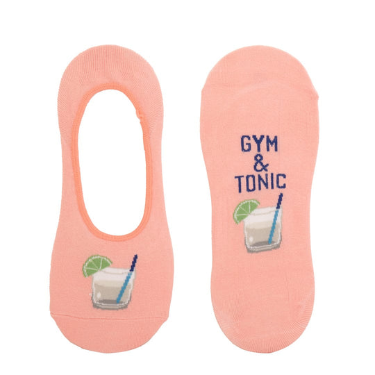 Gym and Tonic Women's Liner Sock Blush