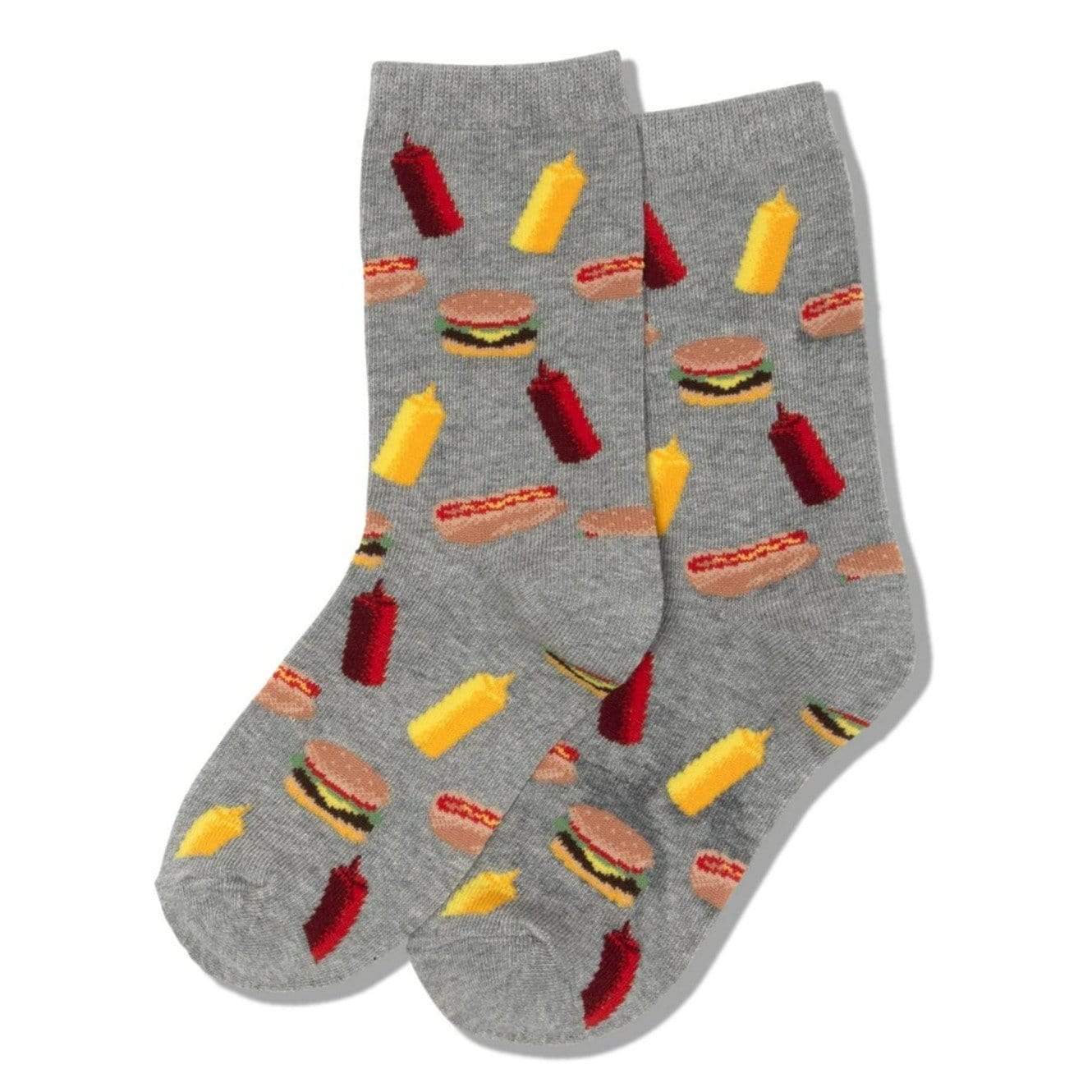 Kid's BBQ Crew Sock Grey