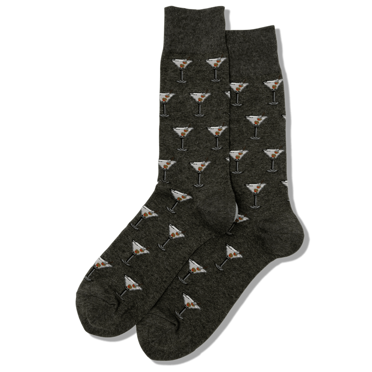 Martini Socks Men’s Crew Sock Grey