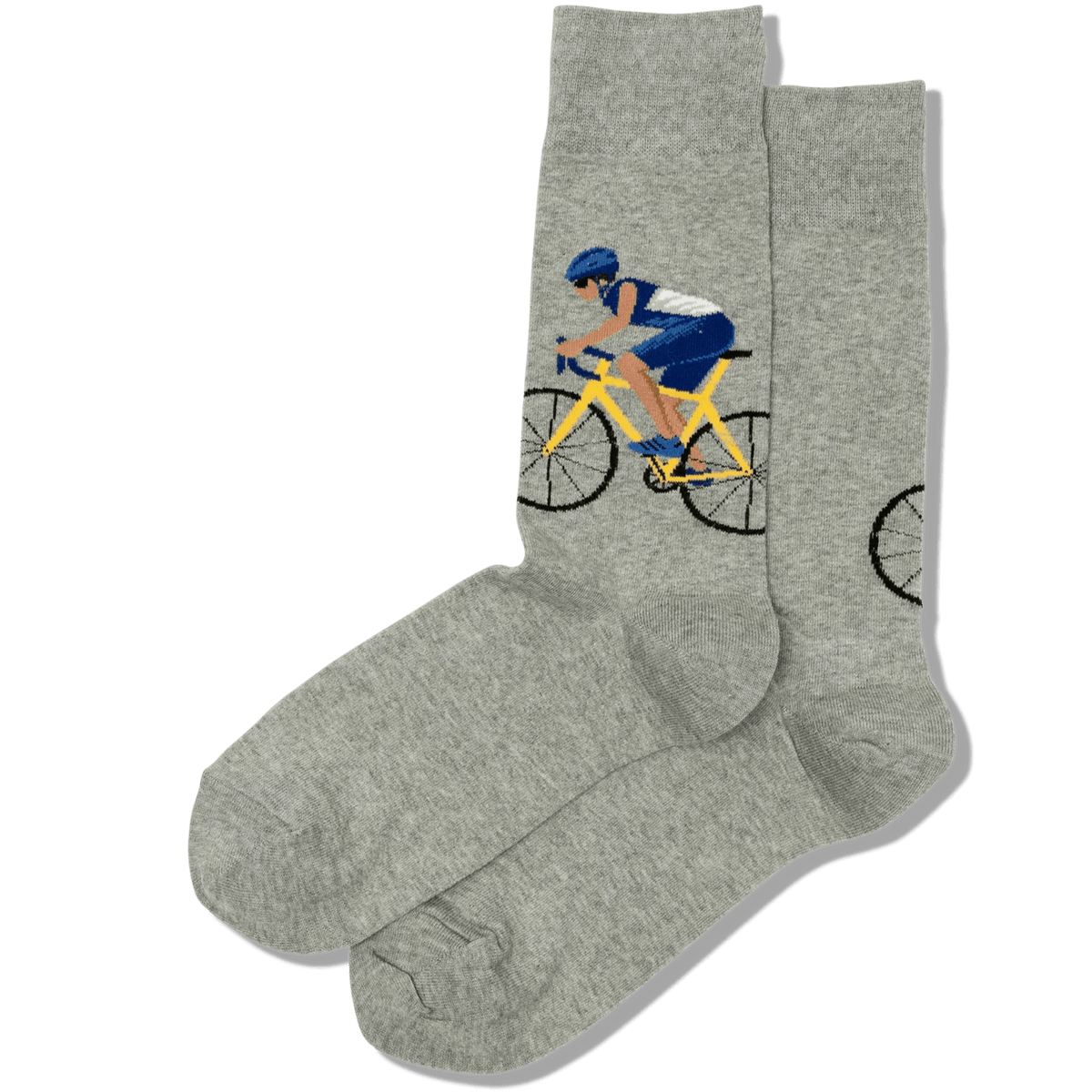 Cyclist Men&#39;s Crew Socks Grey