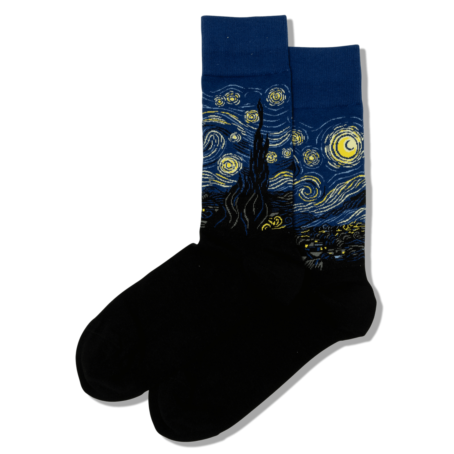 Starry Night Socks Men’s Crew Sock Blue