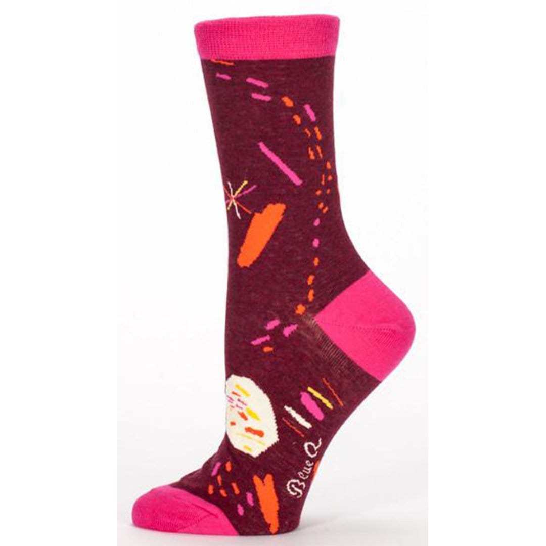 Hope You Like Amazing Socks Women&#39;s Crew Sock pink