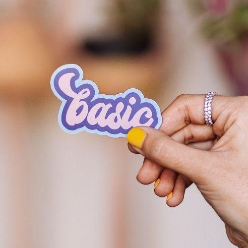 Basic Sticker Pink / Purple