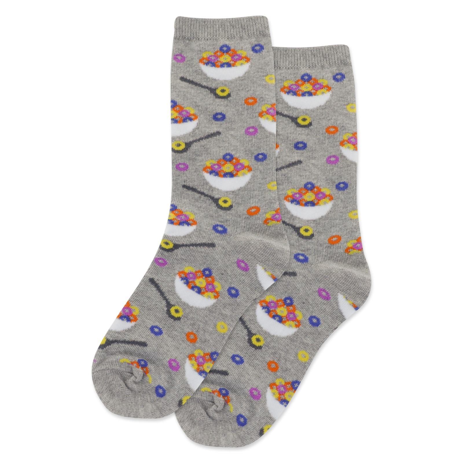 Cereal Kids Crew Socks Grey