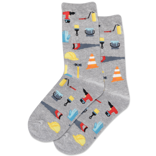 Tools Kid's Crew Socks Grey / 4-6