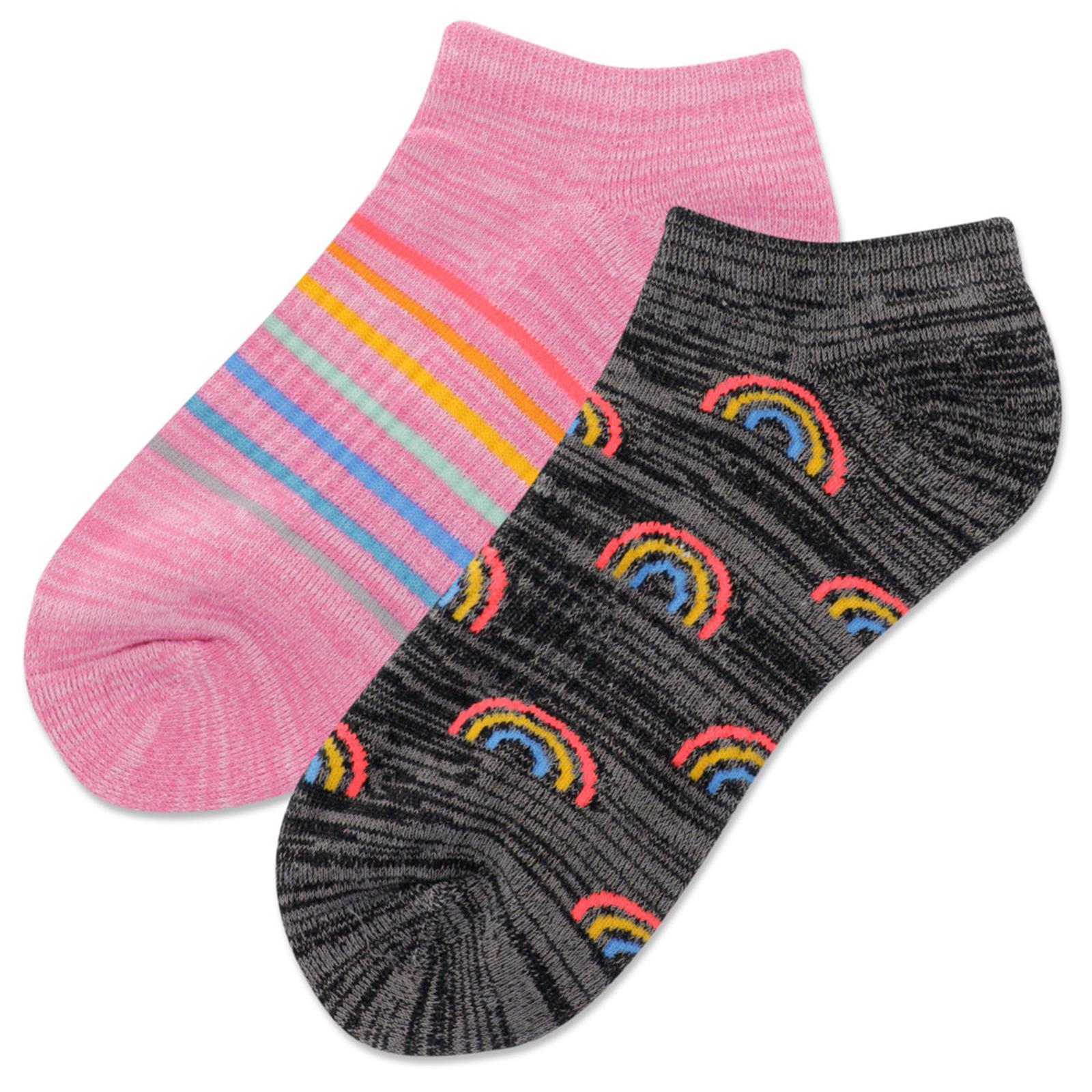 Rainbow Women's Low Cut 2 Pack Rainbow