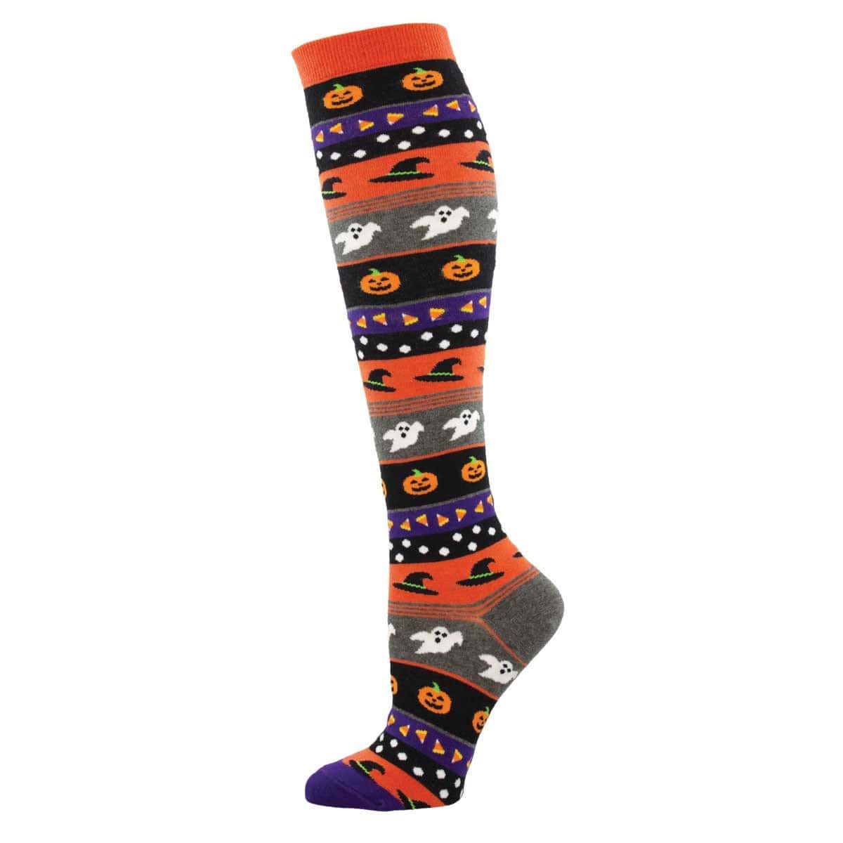 Halloween Icons Women&#39;s Knee High Sock Grey