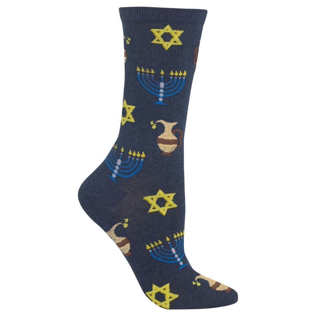 Hanukkah Socks Women&#39;s Crew Sock